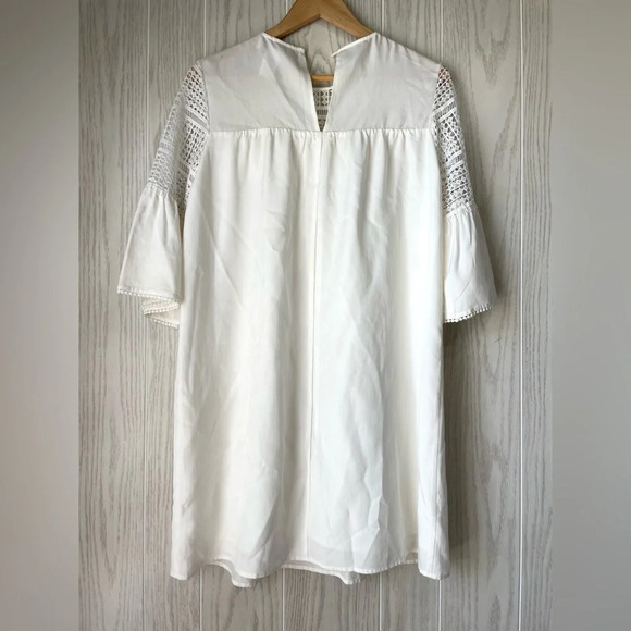 Corey Lynn Calter Petite White Babydoll Lace Shift Dress XSP EUC - Picture 4 of 5